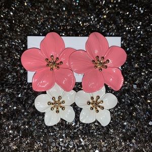 Flower earrings